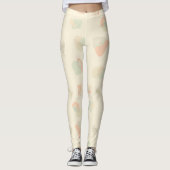 Frühjahr Nahtloses Muster Leggings (Vorderseite)