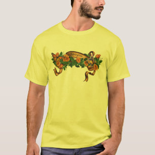 Frühjahr-Orangen-Blüten-Fee T-Shirt