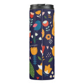 Frühjahr Ostern: Blume, Bollensammlung Thermosbecher (Rückseite)