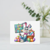 Frühjahr Ostern Handout - sehen Sie zurück! Postkarte (Stehend Vorderseite)