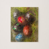 Frühjahr - Ostern - Ostereier Puzzle (Vertikal)