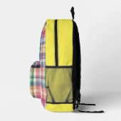 Frühjahr/Osterpaste kariert/Tartan Bedruckter Rucksack (Rechts)