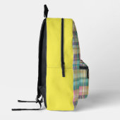 Frühjahr/Osterpaste kariert/Tartan Bedruckter Rucksack (Links)