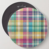 Frühjahr/Osterpaste kariert/Tartan Button (Vorne & Hinten)