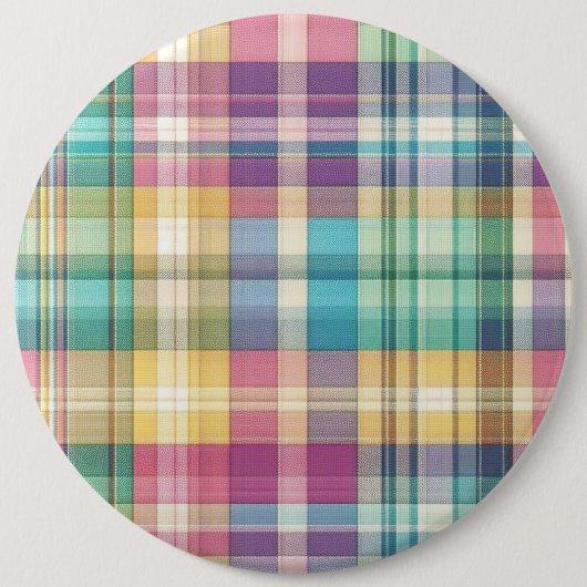 Frühjahr/Osterpaste kariert/Tartan Button (Vorderseite)