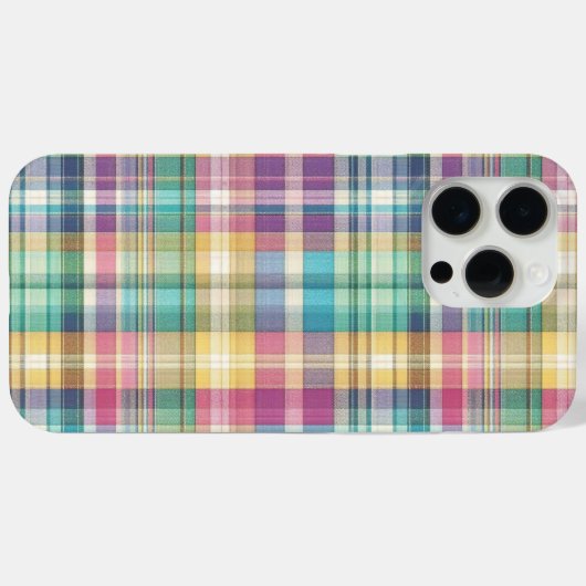 Frühjahr/Osterpaste kariert/Tartan Case-Mate iPhone Hülle (Rückseite (Horizontal))