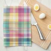 Frühjahr/Osterpaste kariert/Tartan Geschirrtuch (Viertel Falte)
