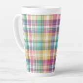Frühjahr/Osterpaste kariert/Tartan Milchtasse (Linke Ecke)