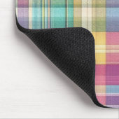 Frühjahr/Osterpaste kariert/Tartan Mousepad (Ecke)