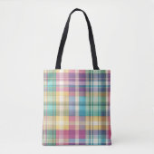 Frühjahr/Osterpaste kariert/Tartan Tasche (Vorderseite)