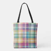 Frühjahr/Osterpaste kariert/Tartan Tasche (Rückseite)