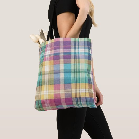 Frühjahr/Osterpaste kariert/Tartan Tasche (Von Nahem)