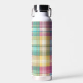 Frühjahr/Osterpaste kariert/Tartan Trinkflasche (Vorne)