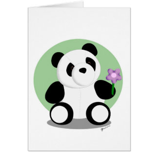 Frühjahr-Panda-Karte