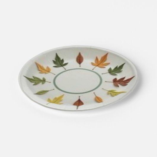 Frühjahr Pappteller (Schrägansicht)