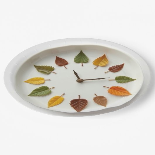 Frühjahr Pappteller (Schrägansicht)