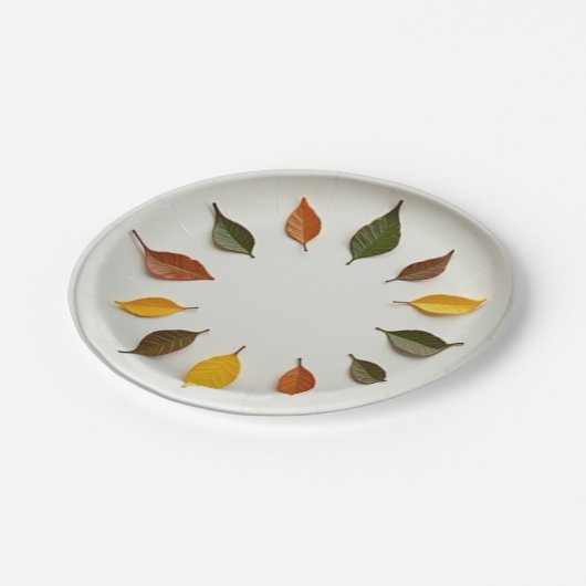 Frühjahr Pappteller (Schrägansicht)