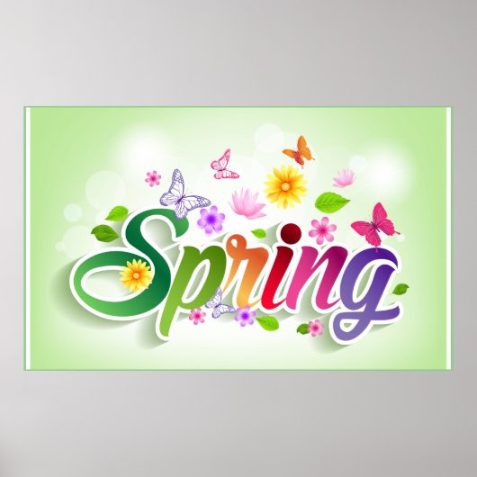 Frühjahr Poster (Vorne)