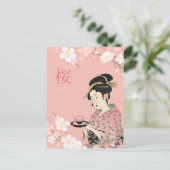 Frühjahr Postkarte (Stehend Vorderseite)