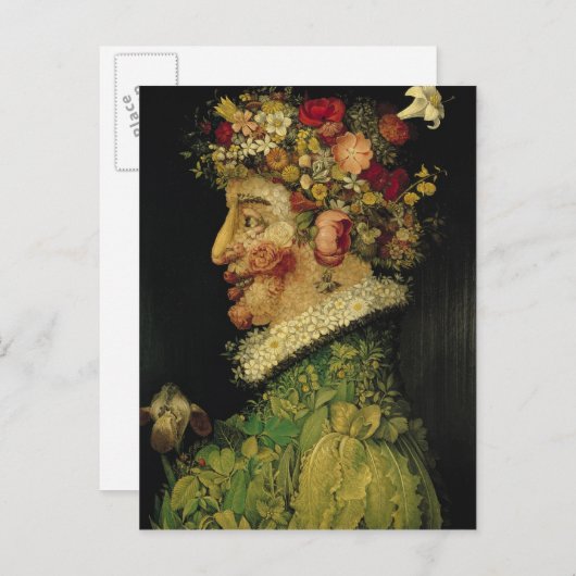 Frühjahr Postkarte (Vorne/Hinten)