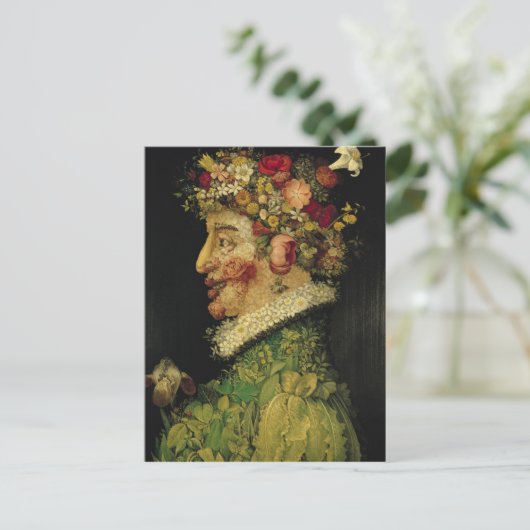 Frühjahr Postkarte (Stehend Vorderseite)