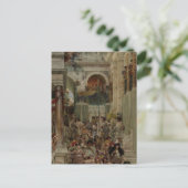 Frühjahr Postkarte (Stehend Vorderseite)
