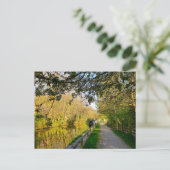 Frühjahr Postkarte (Stehend Vorderseite)