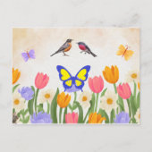 Frühjahr Postkarte (Vorderseite)