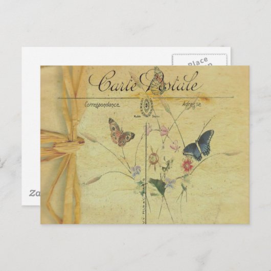 Frühjahr Postkarte (Vorne/Hinten)