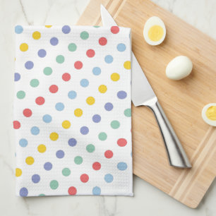 Frühjahr Rainbow Polka Dot Pattern Handtuch
