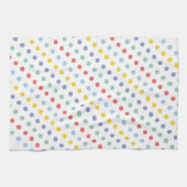 Frühjahr Rainbow Polka Dot Pattern Handtuch (Horizontal)