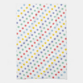 Frühjahr Rainbow Polka Dot Pattern Handtuch (Vertikal)