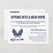 Frühjahr Real Anwesen Landwirtschaft Leader Genera Postkarte (Vorne/Hinten)