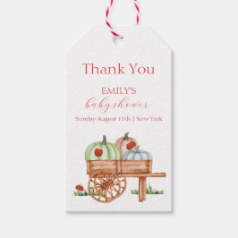 Frühjahr Rustikale moderne Pumpkin Labybug Baby Du Geschenkanhänger