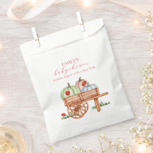 Frühjahr Rustikale moderne Pumpkin Labybug Baby Du Geschenktütchen (Ausgeschnitten)