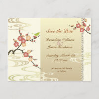 Frühjahr Save the Date Postkarte