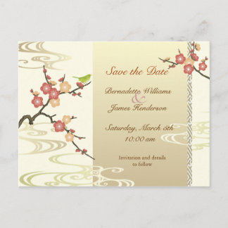 Frühjahr Save the Date Postkarte