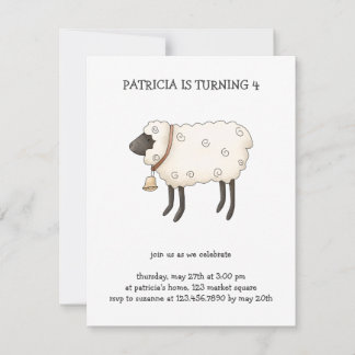 Frühjahr ・ Schafe Einladung