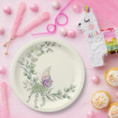 Frühjahr-Schmetterlingspopulver Pappteller (Party)