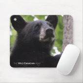 Frühjahr - Schwarzer Bär Mousepad (Mit Mouse)