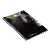 Frühjahr - Schwarzer Bär Notizblock (Rechte Seite)