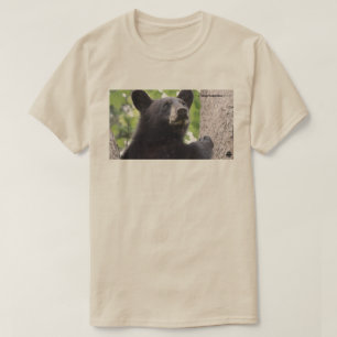 Frühjahr - Schwarzer Bär T-Shirt