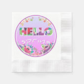 Frühjahr Serviette (Vorderseite)