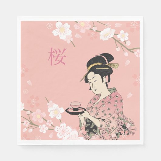 Frühjahr Serviette (Vorderseite)