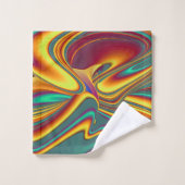 Frühjahr Sommer Blume Magie Badhandtuch Set (Waschlappen)