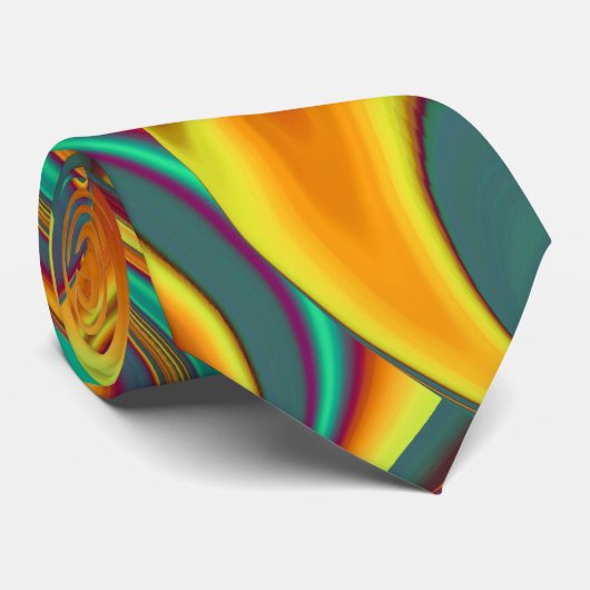 Frühjahr Sommer Blume Magie Krawatte (Gerollt)