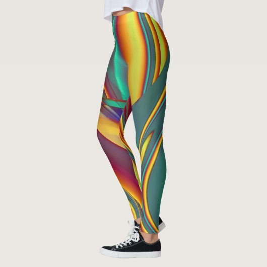 Frühjahr Sommer Blume Magie Leggings (Links)