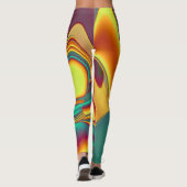 Frühjahr Sommer Blume Magie Leggings (Rückseite)
