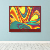 Frühjahr Sommer Blume Magie Leinwanddruck (Insitu (Holzboden))