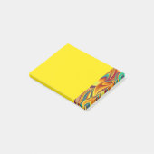 Frühjahr Sommer Blume Magie Post-it Klebezettel (angewinkelt)